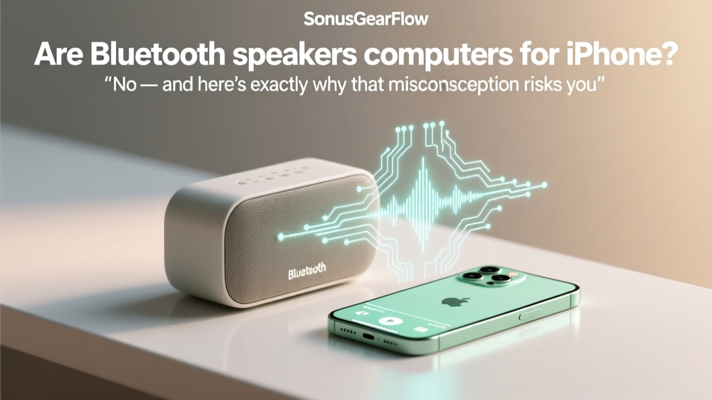 Are Bluetooth speakers computers for iPhone? No — and here’s exactly why that misconception risks your sound quality, battery life, and iOS security (plus 5 setup mistakes 92% of users make)