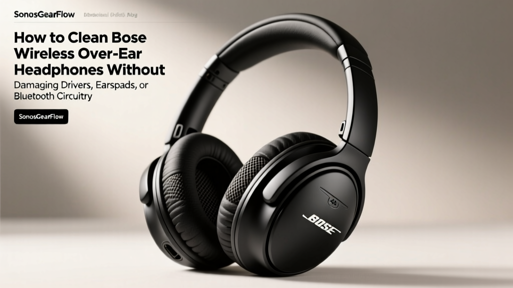 How to Clean Bose Wireless Over Ear Headphones Without Damaging Drivers, Earspads, or Bluetooth Circuitry — A Step-by-Step Engineer-Approved Protocol That Prevents Cracking, Muffled Sound, and Premature Battery Failure