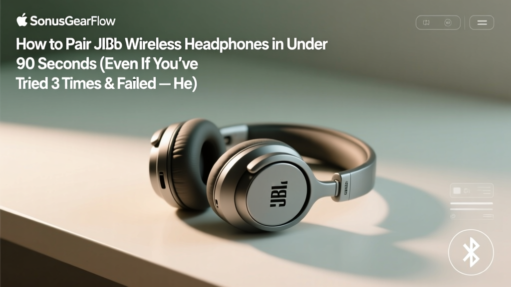 How to Pair JLab Wireless Headphones in Under 90 Seconds (Even If You’ve Tried 3 Times & Failed — Here’s What Actually Works)