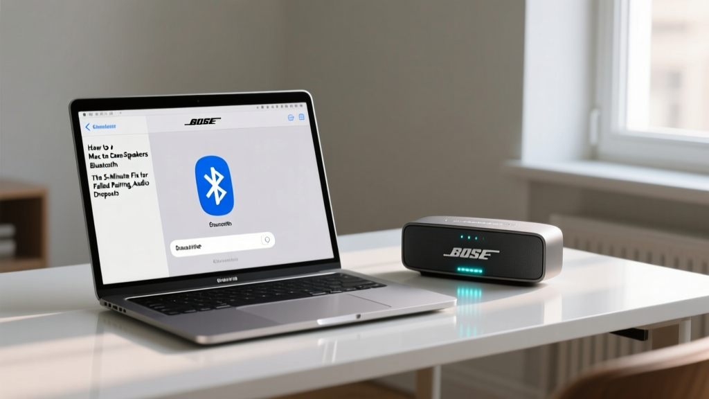 How to Connect Mac to Bose Speakers Bluetooth: The 5-Minute Fix for Failed Pairing, Audio Dropouts, and 'Not Discoverable' Errors (No Tech Support Needed)