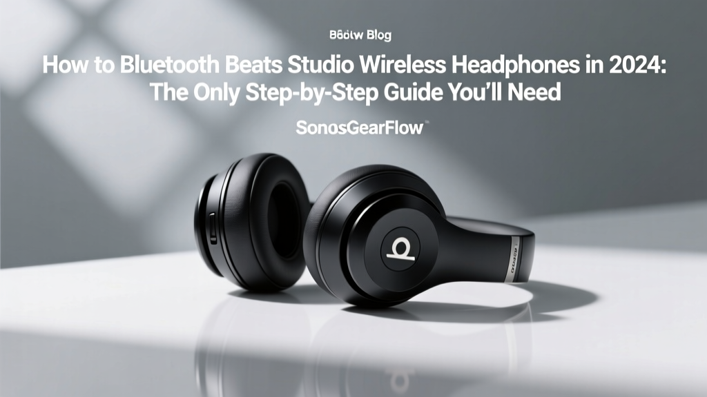 How to Bluetooth Beats Studio Wireless Headphones in 2024: The Only Step-by-Step Guide You’ll Need (No Pairing Failures, No Hidden Settings, Just Works)