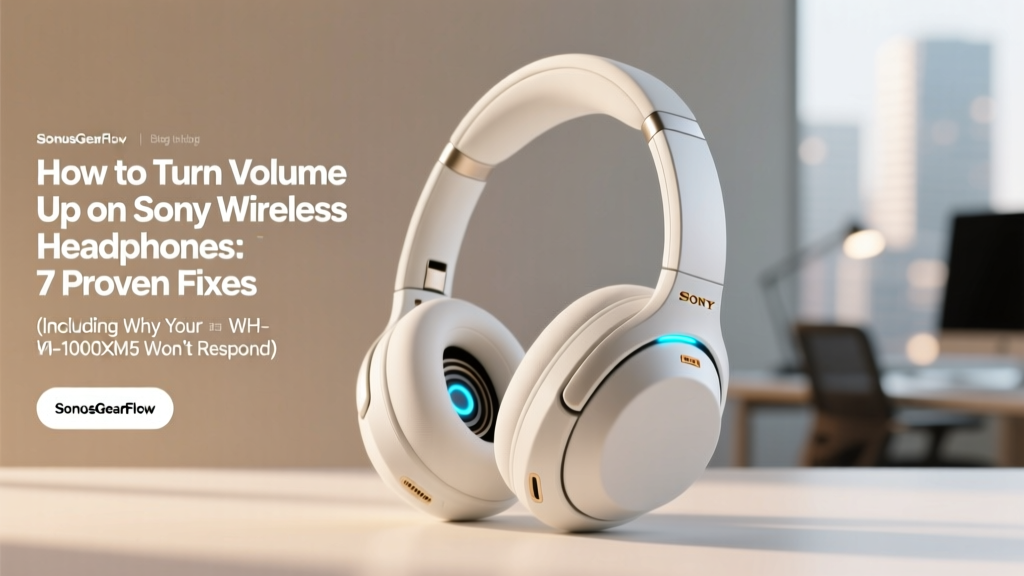 How to Turn Volume Up on Sony Wireless Headphones: 7 Proven Fixes (Including Why Your WH-1000XM5 Won’t Go Louder Than 78% — and How to Safely Unlock Full Output)