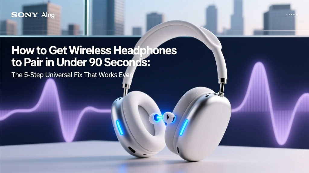 How to Get Wireless Headphones to Pair in Under 90 Seconds: The 5-Step Universal Fix That Works Even When Your Device Says 'Not Found' (No Reset Required)