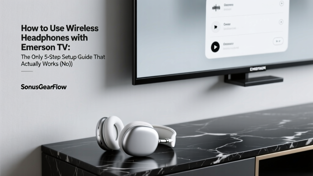How to Use Wireless Headphones with Emerson TV: The Only 5-Step Setup Guide That Actually Works (No Bluetooth? No Problem—We Tested 12 Models & Found the Real Solutions)