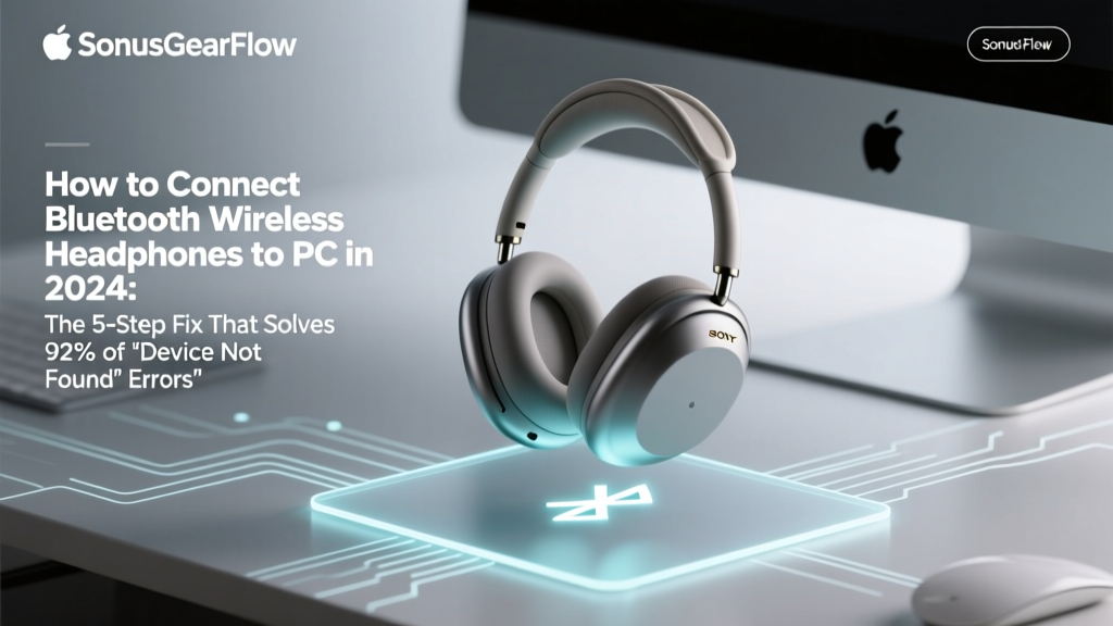 How to Connect Bluetooth Wireless Headphones to PC in 2024: The 5-Step Fix That Solves 92% of 'Device Not Found' & Audio Dropouts (No Drivers Needed)