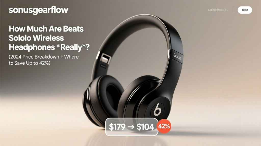 How Much Are Beats Solo Wireless Headphones *Really*? (2024 Price Breakdown + Where to Save Up to 42% Without Sacrificing Sound or Battery Life)