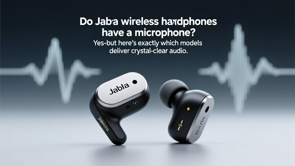 Do Jabra wireless headphones have a microphone? Yes—but here’s exactly which models deliver crystal-clear call quality, noise rejection, and AI-powered voice isolation (and which ones you should avoid for remote work or hybrid meetings)