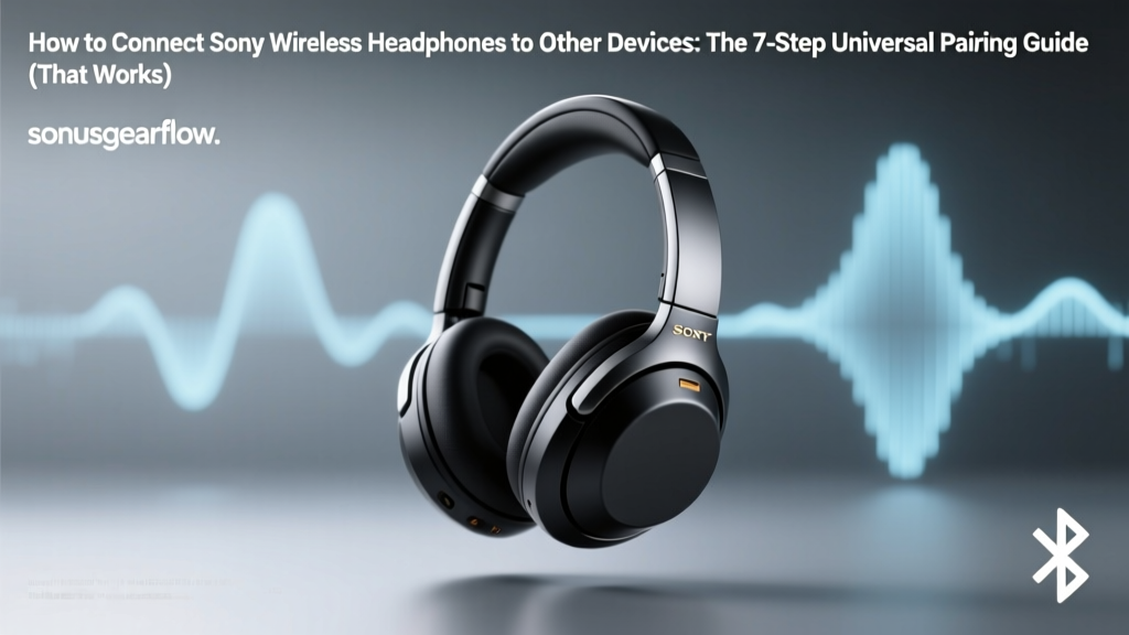 How to Connect Sony Wireless Headphones to Other Devices: The 7-Step Universal Pairing Guide (That Works Even When Bluetooth Won’t Show Up)