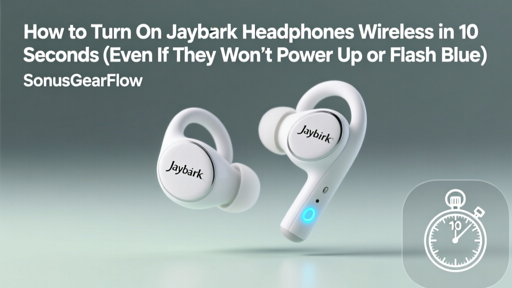 How to Turn On Jaybird Headphones Wireless in 10 Seconds (Even If They Won’t Power Up or Flash Blue): The Exact Sequence Pros Use — No Guesswork, No Resets, Just Reliable Power-On Every Time