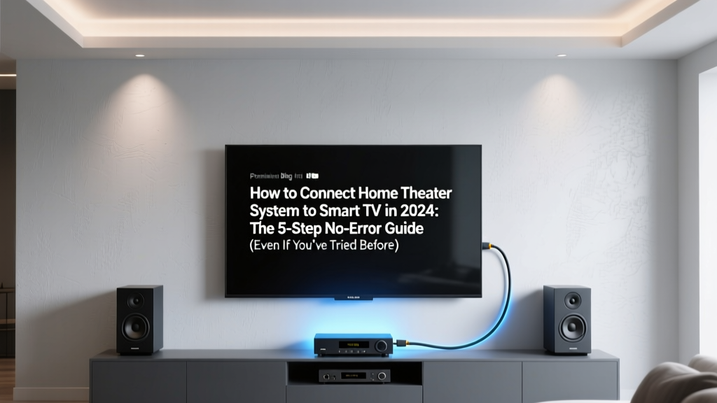 How to Connect Home Theater System to Smart TV in 2024: The 5-Step No-Error Guide (Even If You’ve Tried HDMI ARC & It Failed)