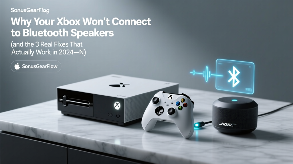 Why Your Xbox Won’t Connect to Bluetooth Speakers (and the 3 Real Fixes That Actually Work in 2024—No Dongles, No Headphone Jack Tricks, Just Verified Solutions)
