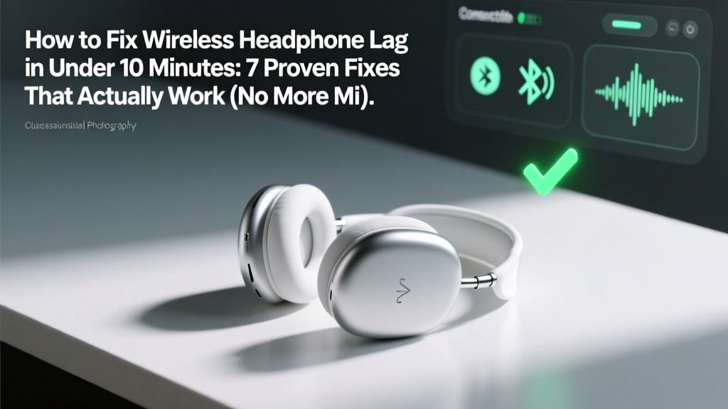 How to Fix Wireless Headphone Lag in Under 10 Minutes: 7 Proven Fixes That Actually Work (No More Missed Beats or Lip-Sync Drift)