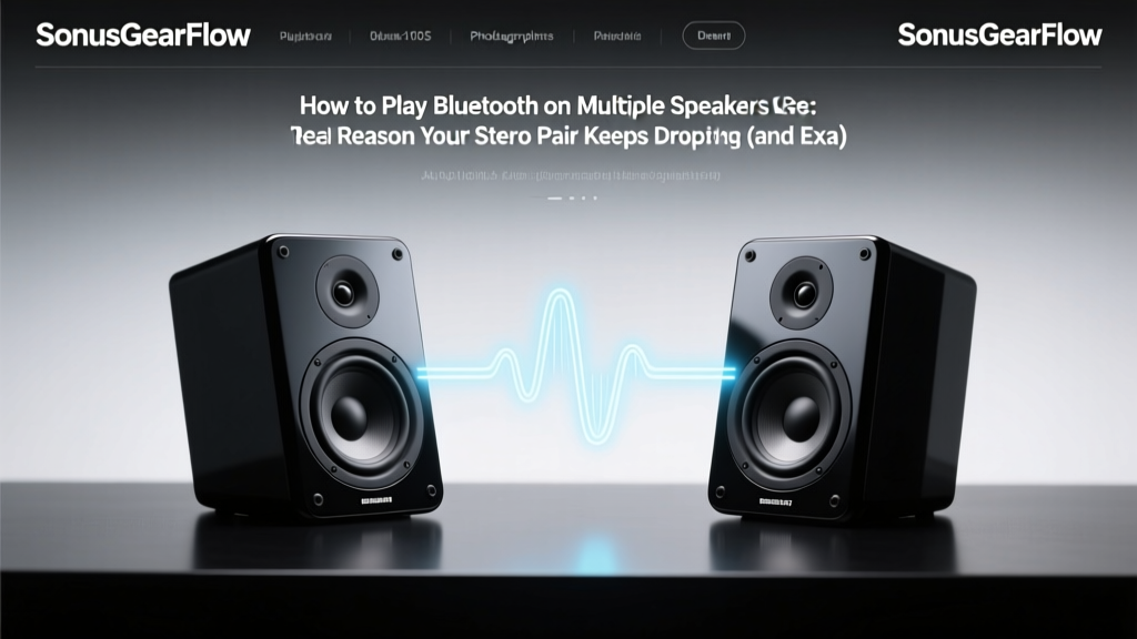 How to Play Bluetooth on Multiple Speakers: The Real Reason Your Stereo Pair Keeps Dropping (and Exactly How to Fix It Without Buying New Gear)