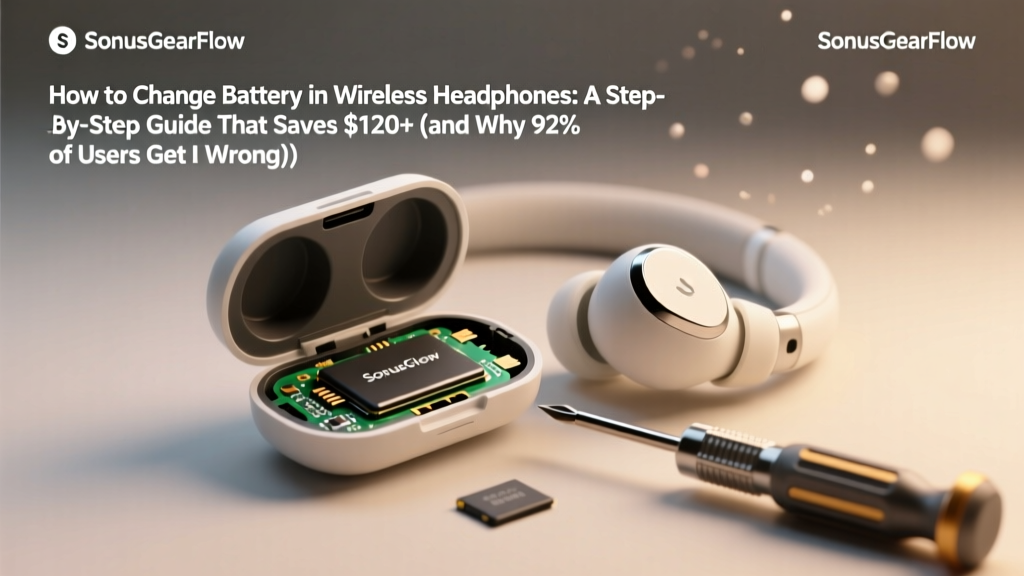 How to Change Battery in Wireless Headphones: A Step-by-Step Guide That Saves $120+ (and Why 92% of Users Try—Then Give Up Without This Toolkit)
