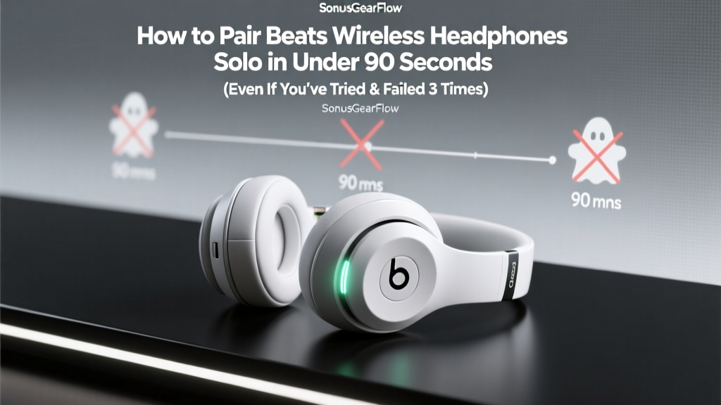 How to Pair Beats Wireless Headphones Solo in Under 90 Seconds (Even If You’ve Tried & Failed 3 Times — Here’s the Exact Button Combo Your Model Needs)