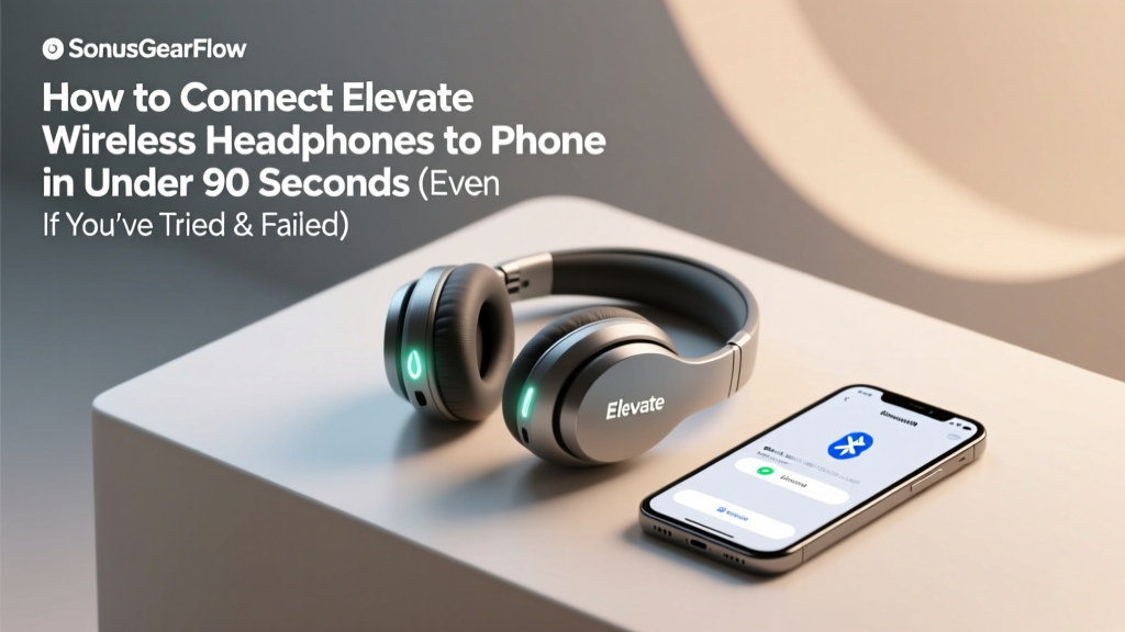 How to Connect Elevate Wireless Headphones to Phone in Under 90 Seconds (Even If You’ve Tried & Failed 3 Times — Here’s the Exact Fix That Works Every Time)