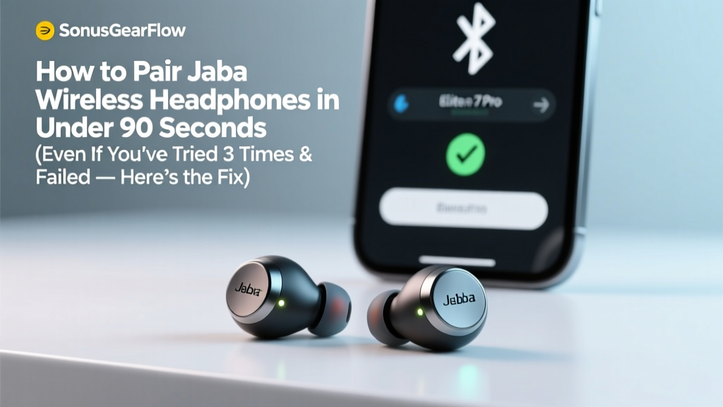 How to Pair Jabra Wireless Headphones in Under 90 Seconds (Even If You’ve Tried 3 Times & Failed — Here’s What Your Manual Won’t Tell You)