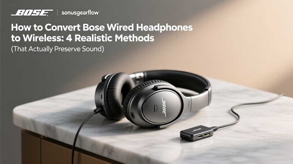 How to Convert Bose Wired Headphones to Wireless: 4 Realistic Methods (That Actually Preserve Sound Quality & Battery Life—No Hacks, No Voided Warranties)