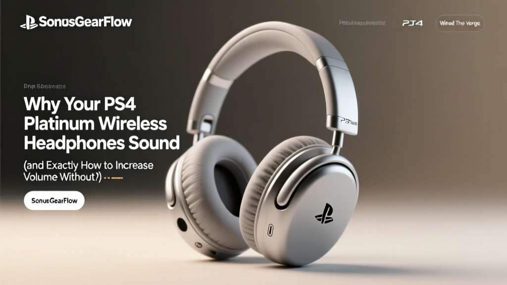 Why Your PS4 Platinum Wireless Headphones Sound Muffled (and Exactly How to Increase Volume Without Distortion or Damage — 7 Verified Fixes You Haven’t Tried Yet)