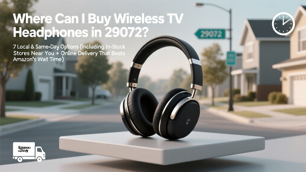 Where Can I Buy Wireless TV Headphones in 29072? 7 Local & Same-Day Options (Including In-Stock Stores Near You + Online Delivery That Beats Amazon’s Wait Time)