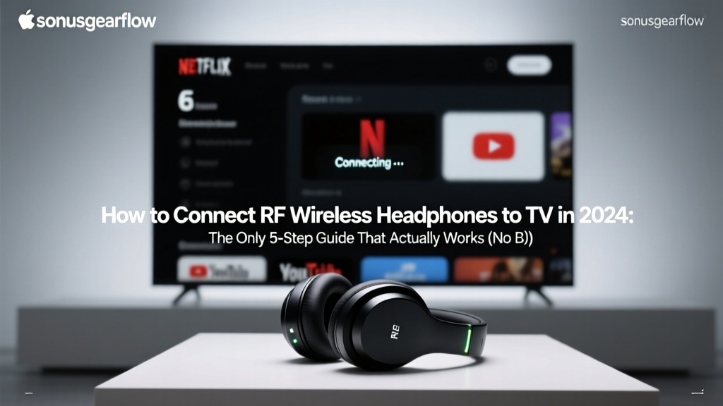 How to Connect RF Wireless Headphones to TV in 2024: The Only 5-Step Guide That Actually Works (No Bluetooth Confusion, No Audio Lag, No Trial-and-Error)