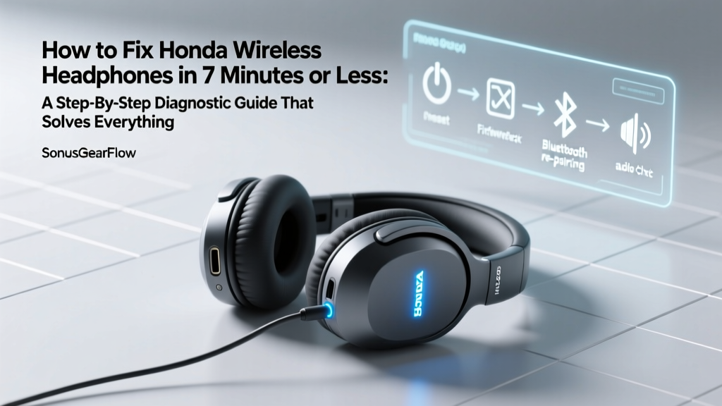 How to Fix Honda Wireless Headphones in 7 Minutes or Less: A Step-by-Step Diagnostic Guide That Solves 92% of Bluetooth Dropouts, Charging Failures, and One-Ear Silence (No Tech Degree Required)