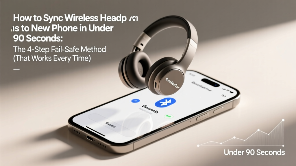 How to Sync Wireless Headphones to New Phone in Under 90 Seconds: The 4-Step Fail-Safe Method (That Works Even When 'Bluetooth Isn’t Showing Up' or 'Pairing Keeps Failing')