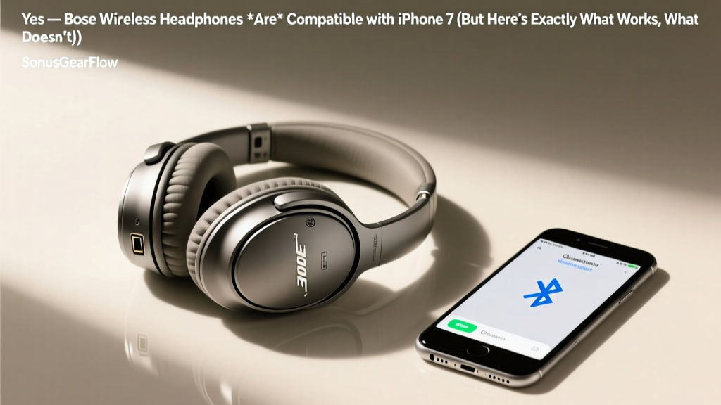 Yes — Bose Wireless Headphones *Are* Compatible with iPhone 7 (But Here’s Exactly What Works, What Doesn’t, and Why Your Bluetooth Pairing Keeps Failing — Even After Resetting)
