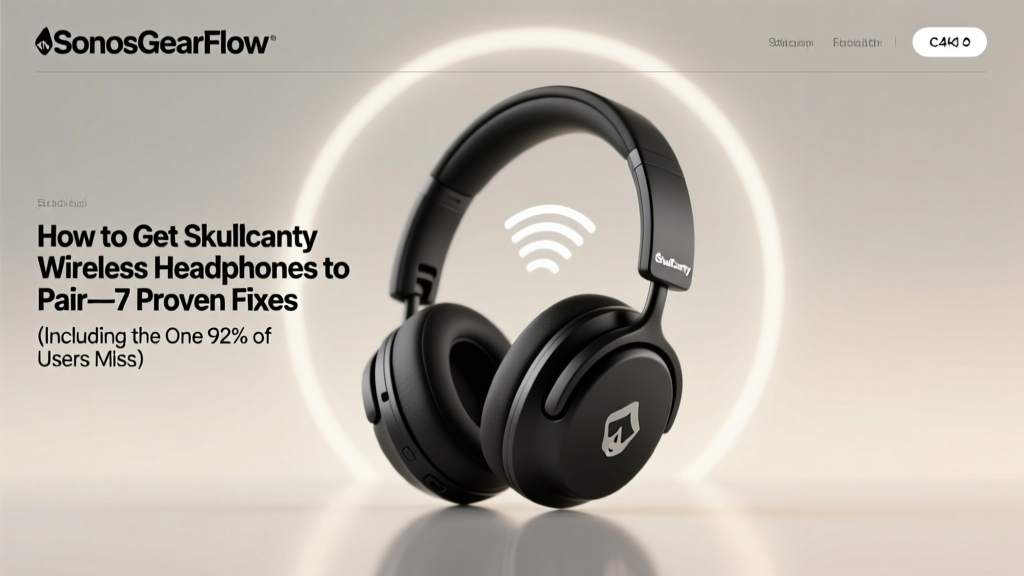 How to Get Skullcandy Wireless Headphones to Pair—7 Proven Fixes (Including the One 92% of Users Miss in Settings)