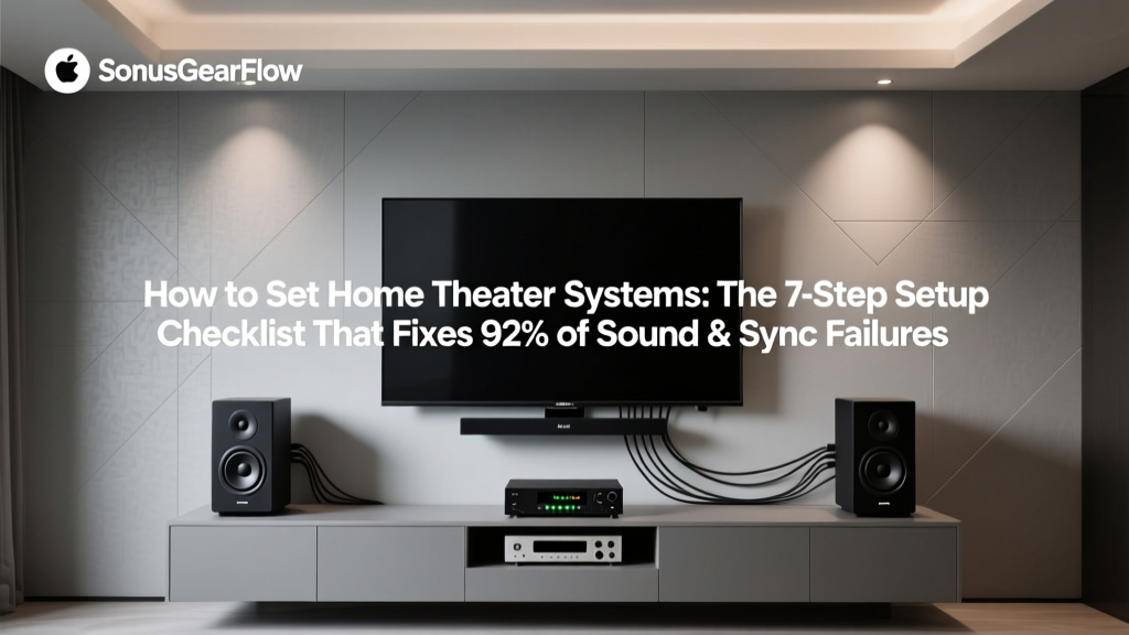 How to Set Home Theater Systems: The 7-Step Setup Checklist That Fixes 92% of Sound & Sync Failures (No Tech Degree Required)