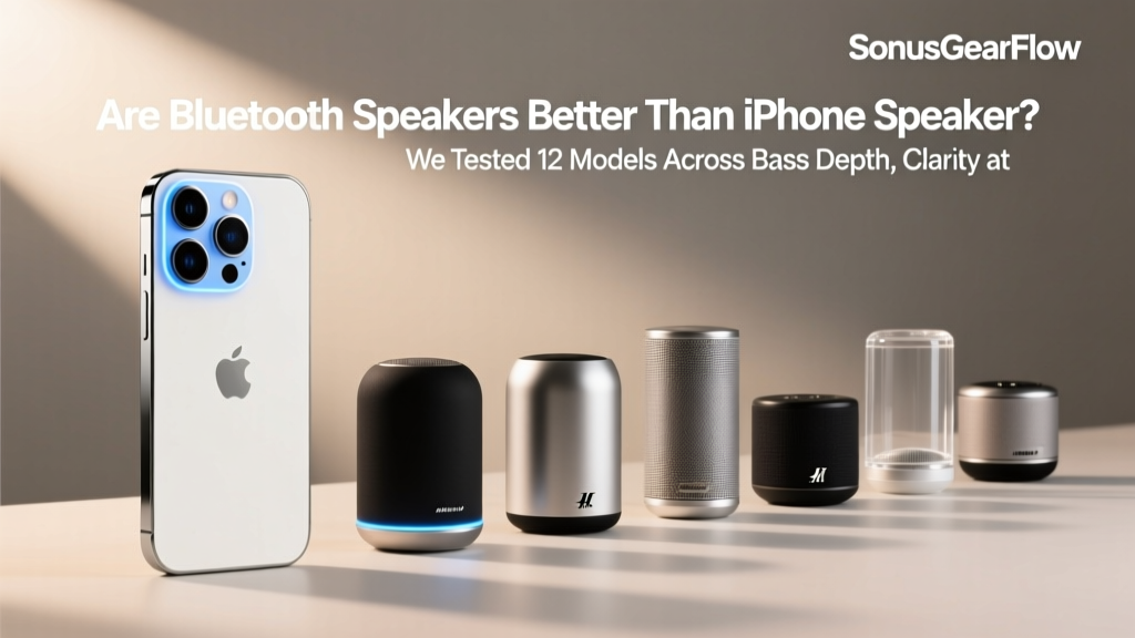Are Bluetooth speakers better than iPhone speaker? We tested 12 models across bass depth, clarity at volume, battery life, and outdoor usability—and uncovered the 3 scenarios where your iPhone’s built-in speaker actually wins (plus when it’s dangerously misleading to assume Bluetooth always improves sound).