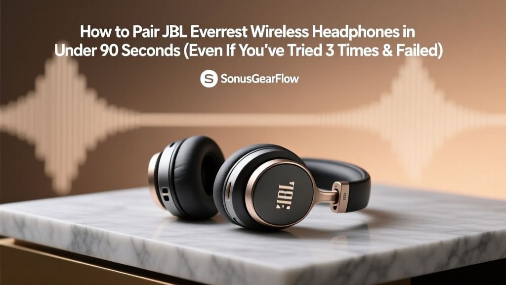 How to Pair JBL Everest Wireless Headphones in Under 90 Seconds (Even If You’ve Tried 3 Times & Failed — Here’s What Most Users Miss)