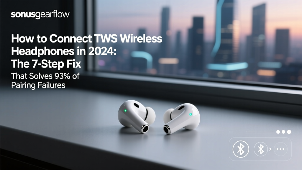 How to Connect TWS Wireless Headphones in 2024: The 7-Step Fix That Solves 93% of Pairing Failures (No Tech Degree Required)