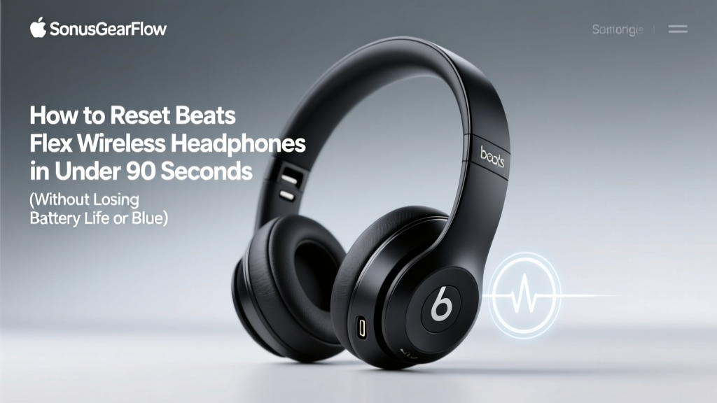 How to Reset Beats Flex Wireless Headphones in Under 90 Seconds (Without Losing Battery Life or Bluetooth Pairing History — Step-by-Step Guide for iOS, Android & Windows Users)