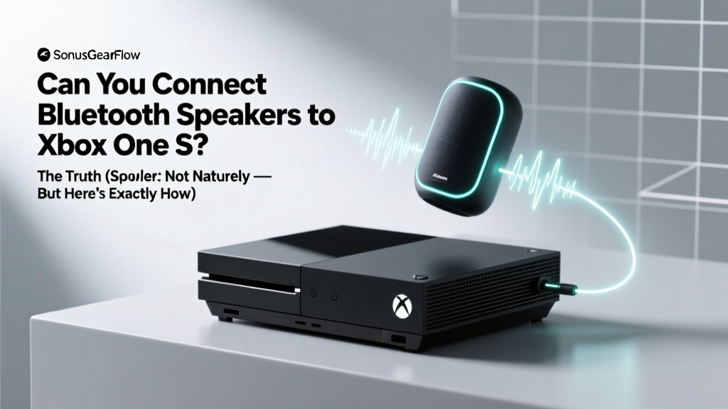 Can You Connect Bluetooth Speakers to Xbox One S? The Truth (Spoiler: Not Natively — But Here’s Exactly How to Make It Work Without Lag, Dropouts, or Buying New Gear)
