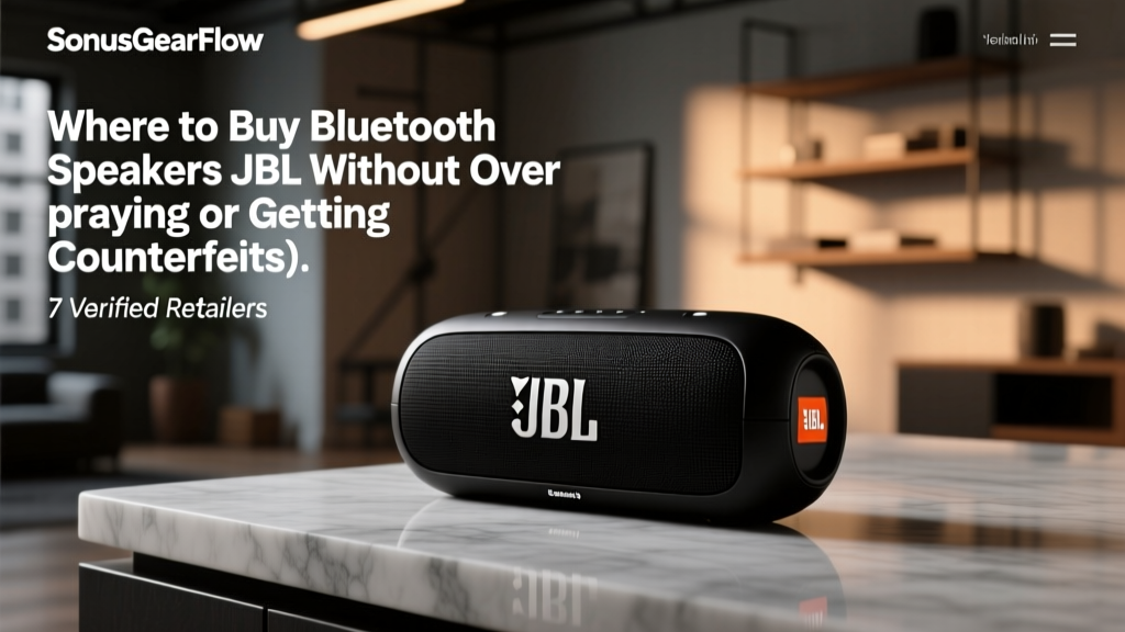 Where to Buy Bluetooth Speakers JBL (Without Overpaying or Getting Counterfeits): 7 Verified Retailers, Price-Tracking Tips, and How to Spot Fake JBLs in Under 60 Seconds