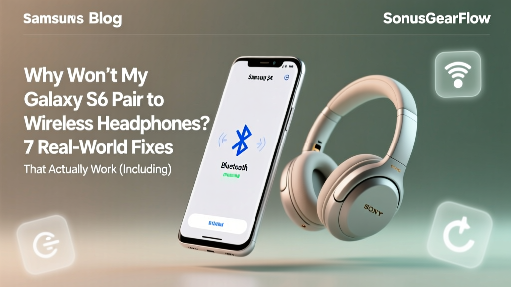 Why Won’t My Galaxy S6 Pair to Wireless Headphones? 7 Real-World Fixes That Actually Work (Including the Hidden Bluetooth 4.0 Limitation Most Users Miss)