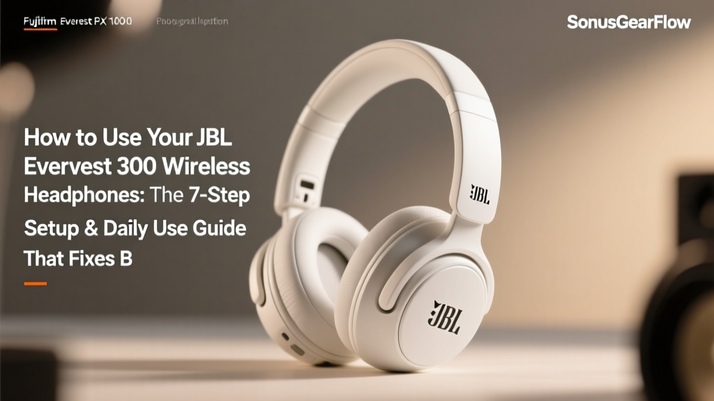 How to Use Your JBL Everest 300 Wireless Headphones: The 7-Step Setup & Daily Use Guide That Fixes Bluetooth Pairing Failures, Battery Anxiety, and Sound Quality Letdowns (Even If You’ve Tried Everything)