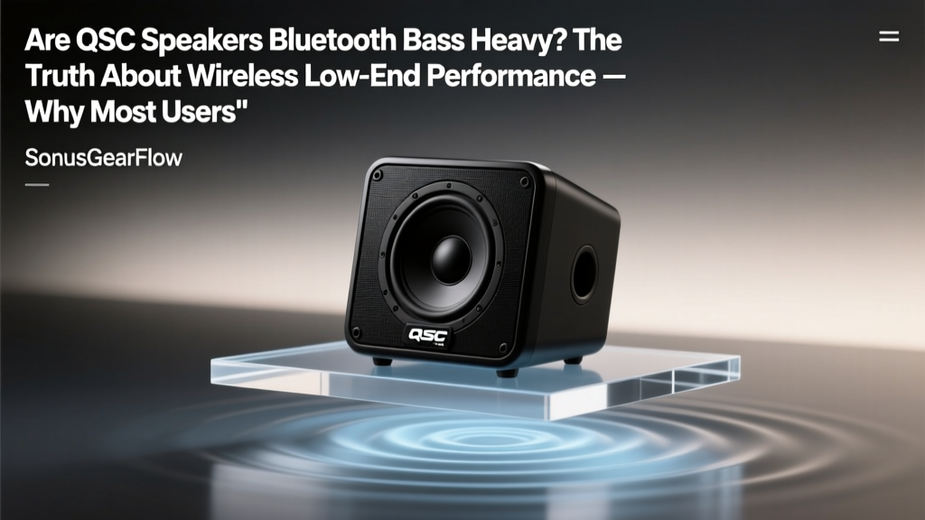 Are QSC Speakers Bluetooth Bass Heavy? The Truth About Wireless Low-End Performance — Why Most Users Overestimate (and Underutilize) Their Sub-Bass Capability