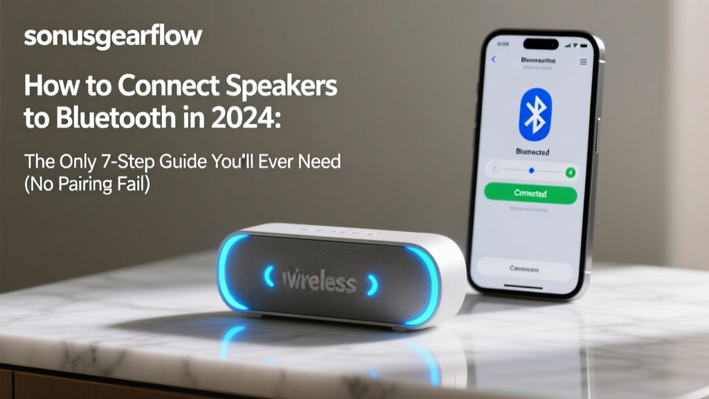How to Connect Speakers to Bluetooth in 2024: The Only 7-Step Guide You’ll Ever Need (No Pairing Failures, No Lag, No Guesswork)
