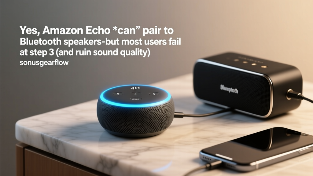 Yes, Amazon Echo *can* pair to Bluetooth speakers—but most users fail at step 3 (and ruin sound quality). Here’s the exact sequence that works every time, plus why your Echo Dot keeps dropping connection and how to fix it in under 90 seconds.
