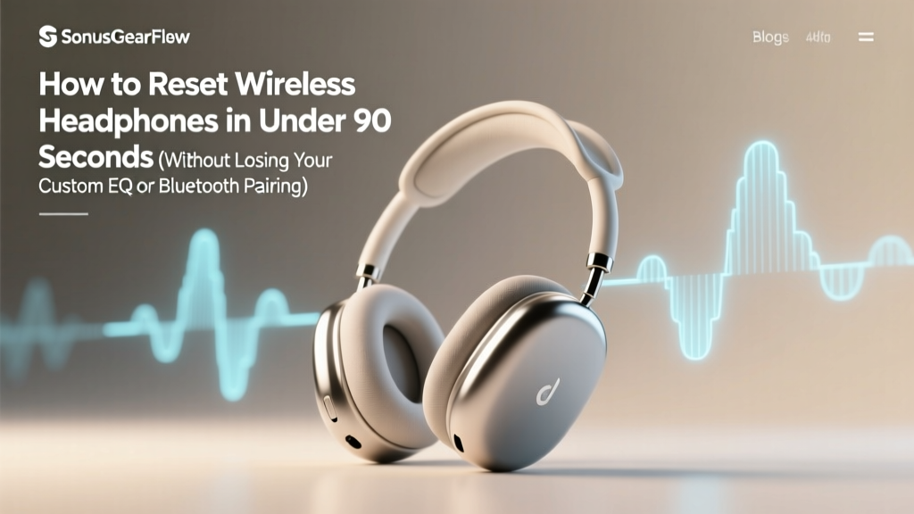 How to Reset Wireless Headphones in Under 90 Seconds (Without Losing Your Custom EQ or Bluetooth Pairings — Here’s the Exact Button Combo Most Brands Hide in Their Manual)