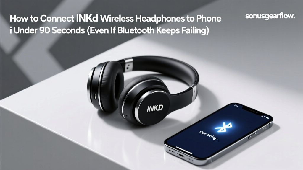 How to Connect INKd Wireless Headphones to Phone in Under 90 Seconds (Even If Bluetooth Keeps Failing or Shows 'Paired But Not Connected')