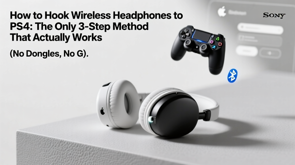 How to Hook Wireless Headphones to PS4: The Only 3-Step Method That Actually Works (No Dongles, No Glitches, No Guesswork—Just Crystal-Clear Audio in Under 90 Seconds)