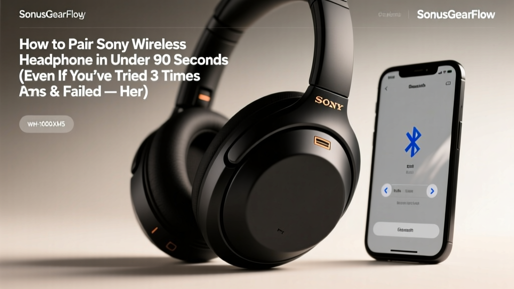 How to Pair Sony Wireless Headphone in Under 90 Seconds (Even If You’ve Tried 3 Times & Failed — Here’s What Sony Doesn’t Tell You)