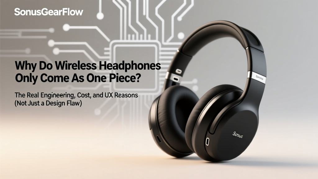 Why Do Wireless Headphones Only Come As One Piece? The Real Engineering, Cost, and UX Reasons (Not Just Marketing)