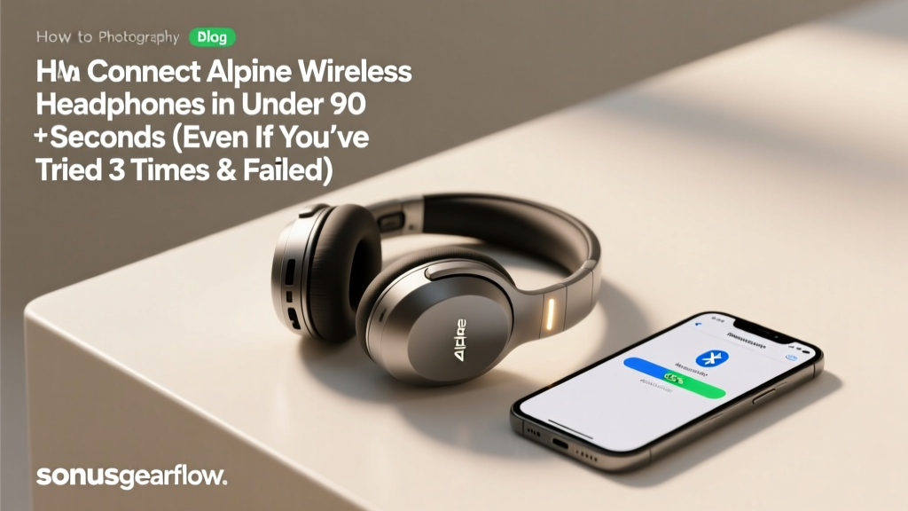 How to Connect Alpine Wireless Headphones in Under 90 Seconds (Even If You’ve Tried 3 Times & Failed — Here’s What You’re Missing)