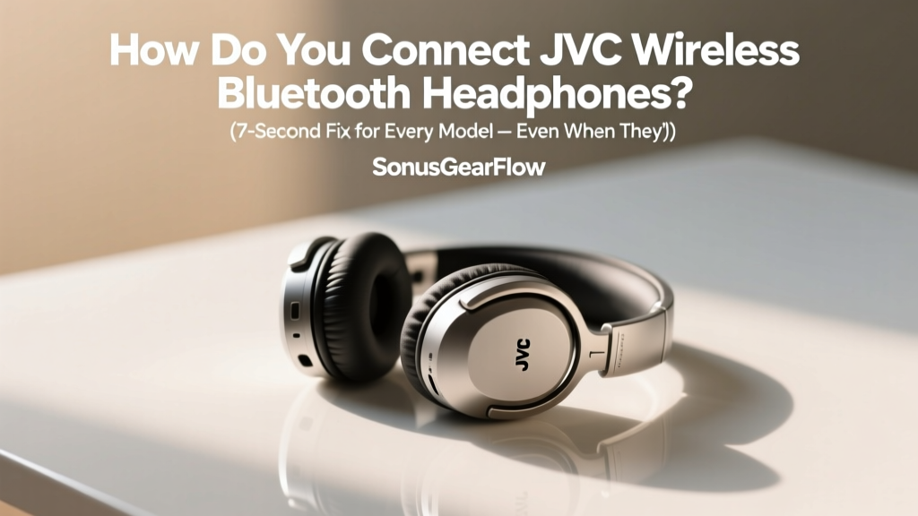 How Do You Connect JVC Wireless Bluetooth Headphones? (7-Second Fix for Every Model — Even When They Won’t Pair or Keep Dropping)
