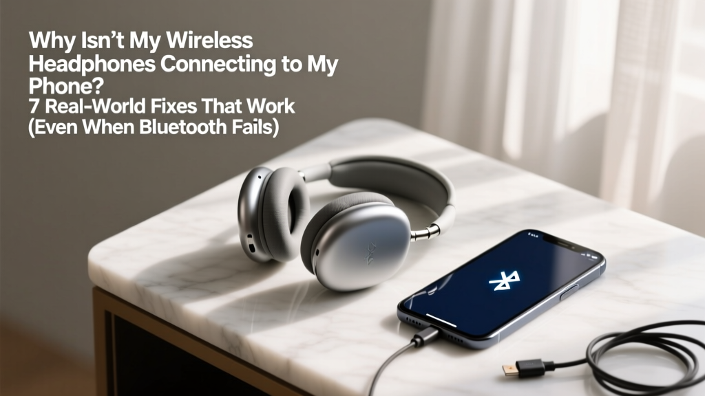 Why Isn’t My Wireless Headphones Connecting to My Phone? 7 Real-World Fixes That Work (Even When Bluetooth ‘Looks’ On)