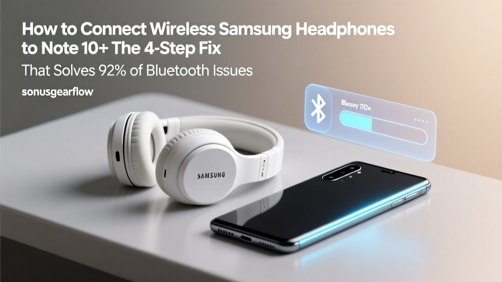 How to Connect Wireless Samsung Headphones to Note 10+: The 4-Step Fix That Solves 92% of Bluetooth Pairing Failures (No Reset Needed — Unless You’ve Tried These First)